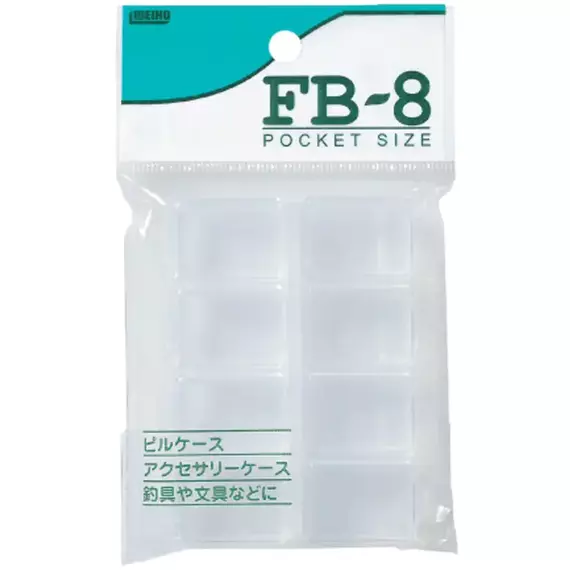 Коробка Meiho Fb-8 86x64x13mm к:clear, фото , изображение 3